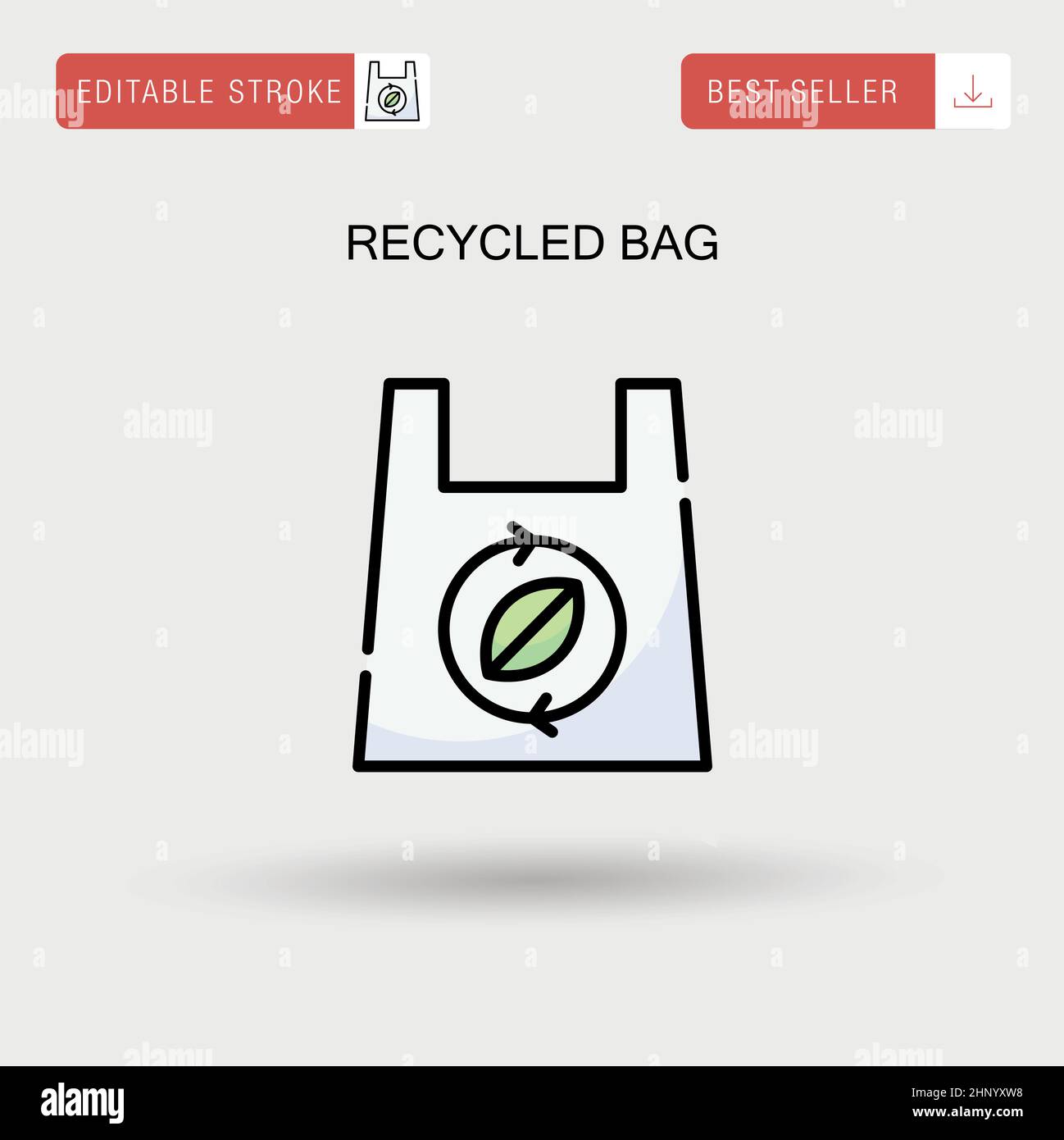 Reusable eco bag icon Stock Vector Images - Alamy