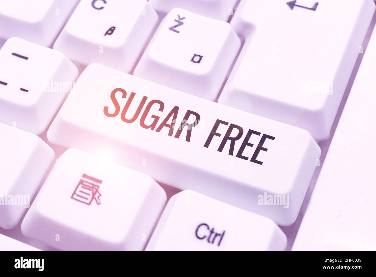 Writing displaying text Sugar Free, Internet Concept containing an artificial sweetening substance instead of sugar Creating Online Chat Platform Prog Stock Photo