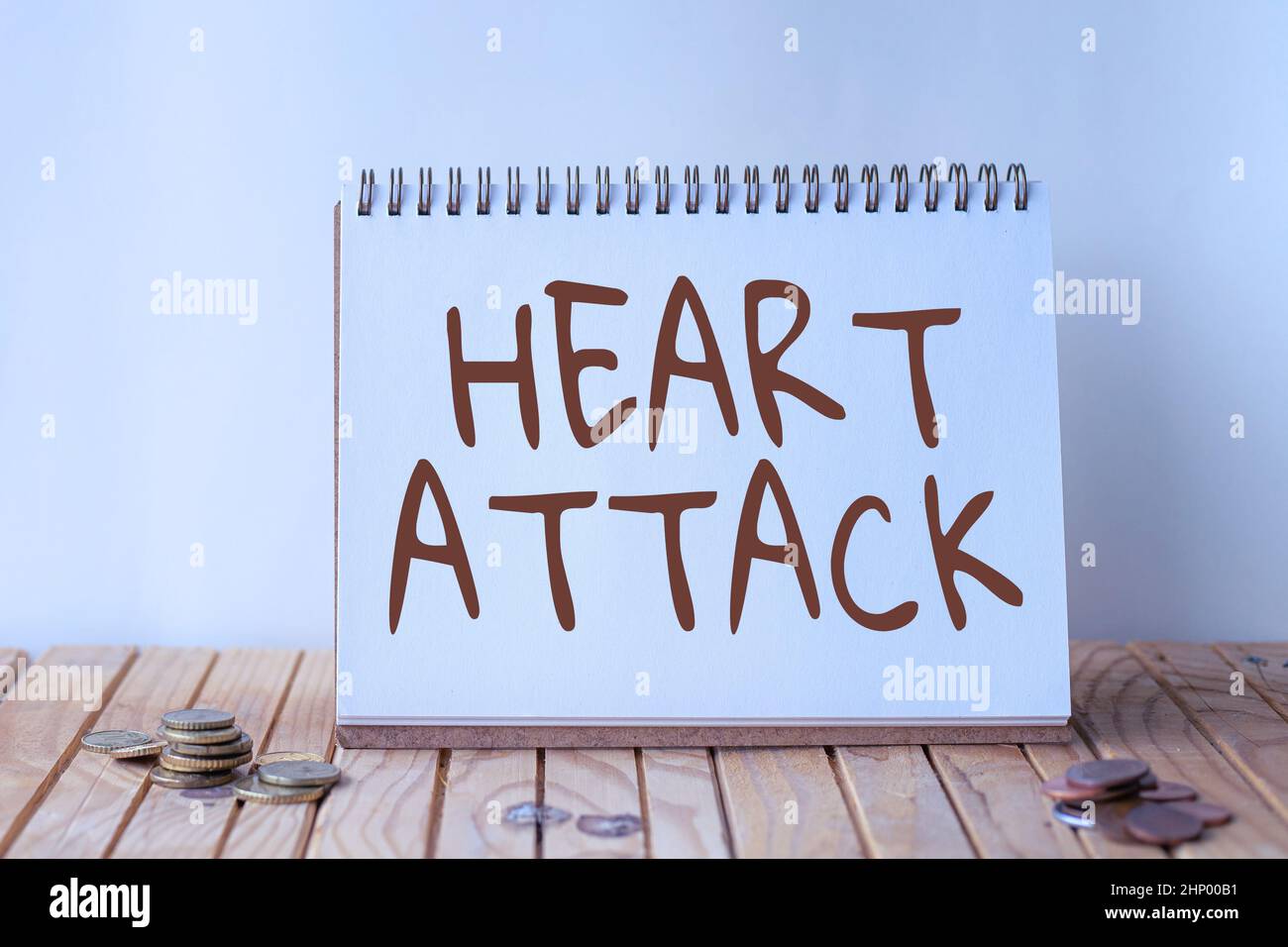 Conceptual caption Heart Attack, Concept meaning sudden occurrence of