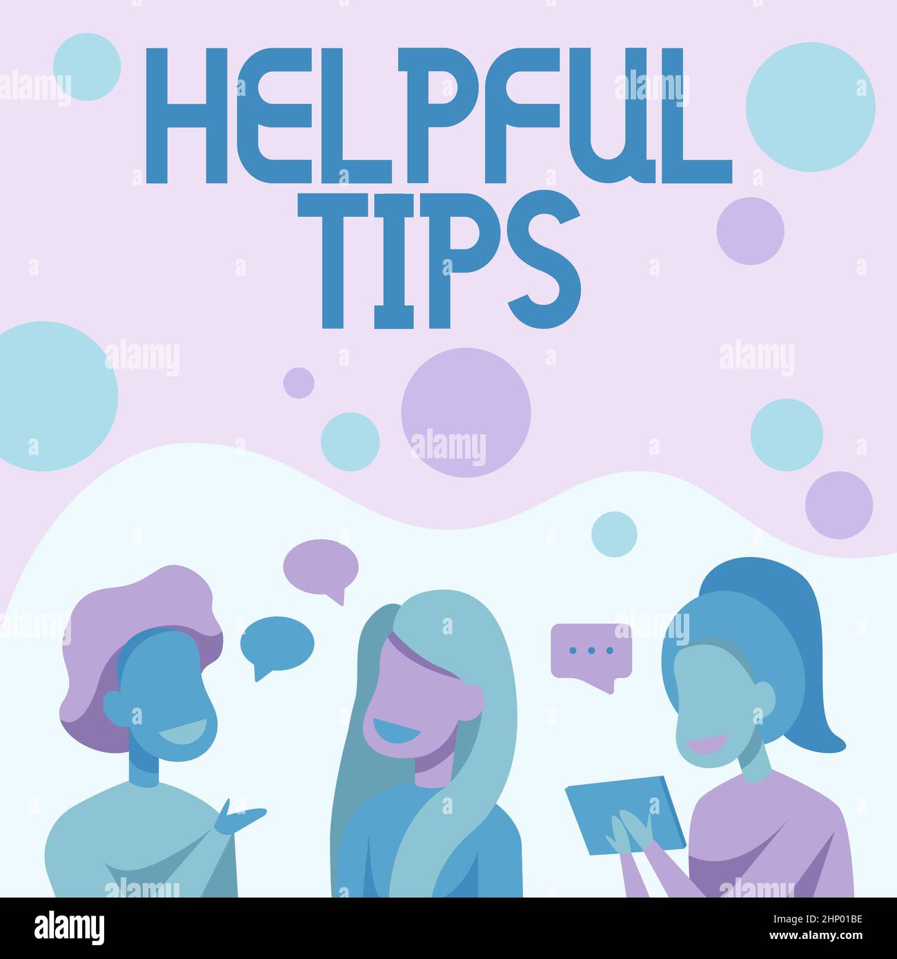 Helpful Images Examples Text caption presenting Helpful Tips, Business concept advices given to ...