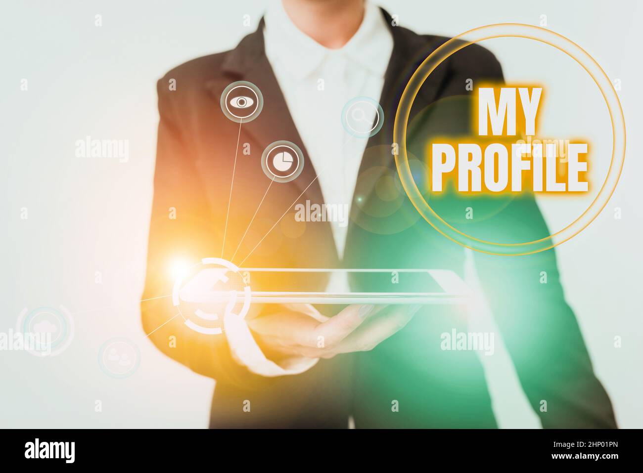 Inspiration showing sign My Profile, Conceptual photo record of your ...