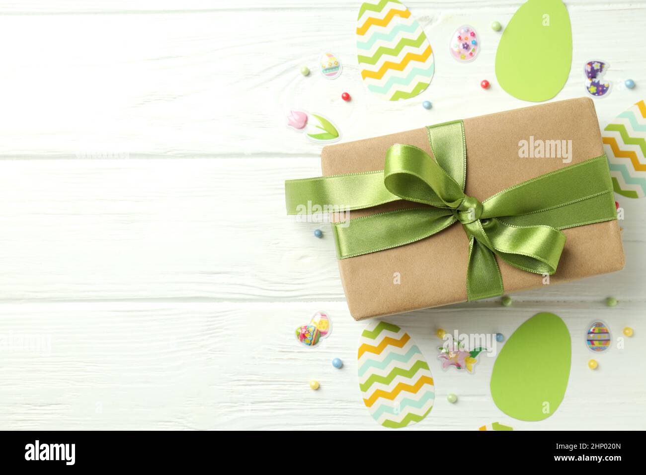 Concept of Easter eggs, space for text Stock Photo - Alamy