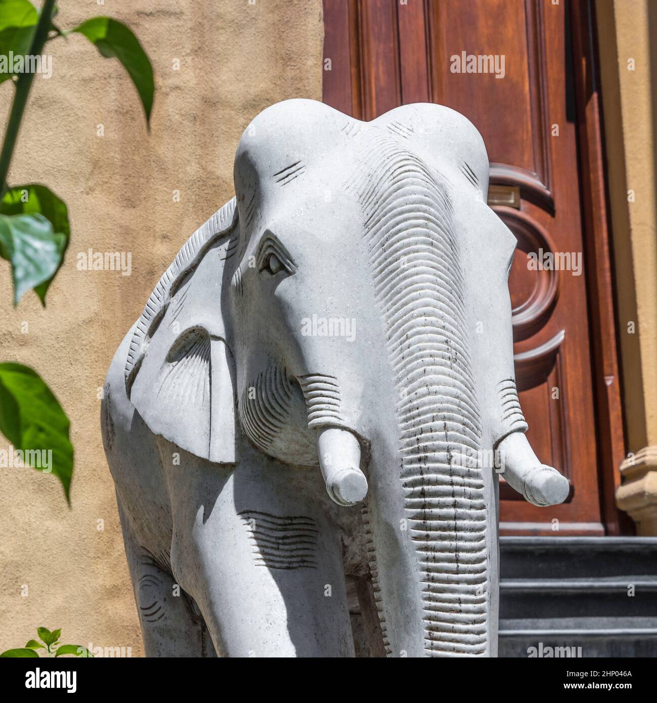 African elephant, figurine, replica or statue from Cape Town, South