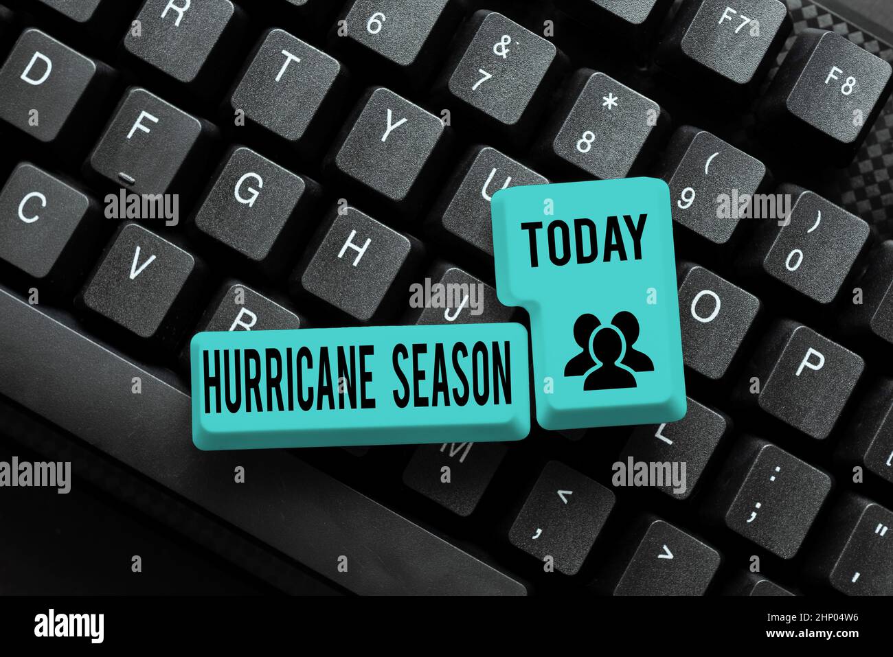 Handwriting text Hurricane Season, Business approach time when most tropical cyclones are expected to develop Typing Engineering Lessons And Lectures, Stock Photo