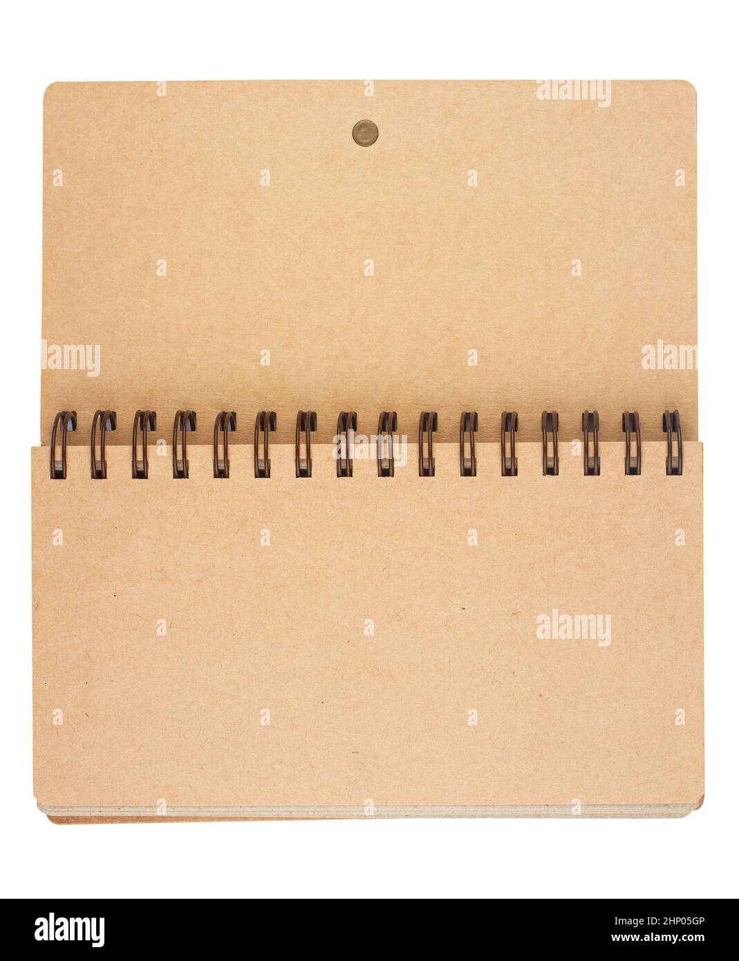 Blank parchment page o1 Spiral Notebook