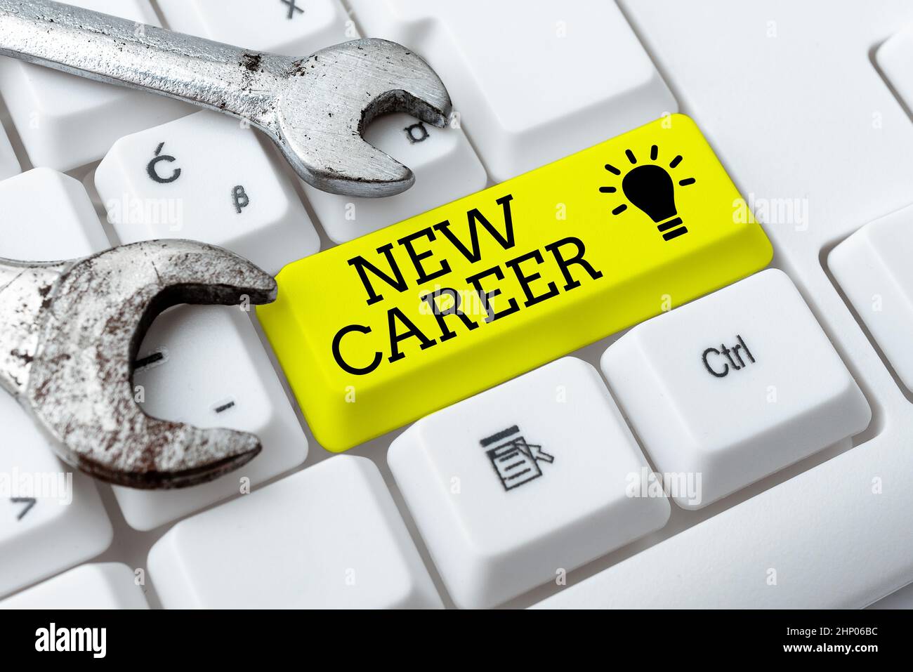 Handwriting text New Career, Business idea a change to a different type