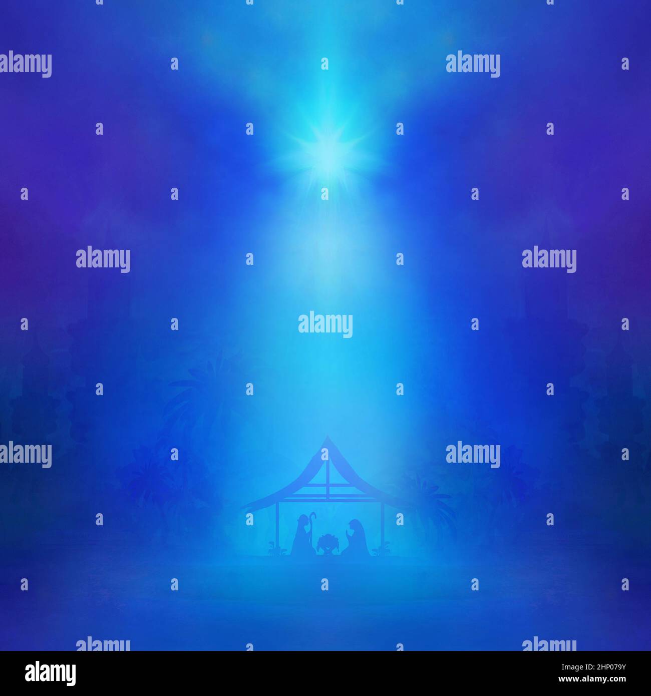 Birth of Jesus in Bethlehem Stock Photo Alamy