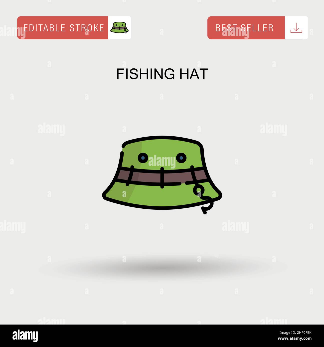 Fishing hat isolated hi-res stock photography and images - Alamy