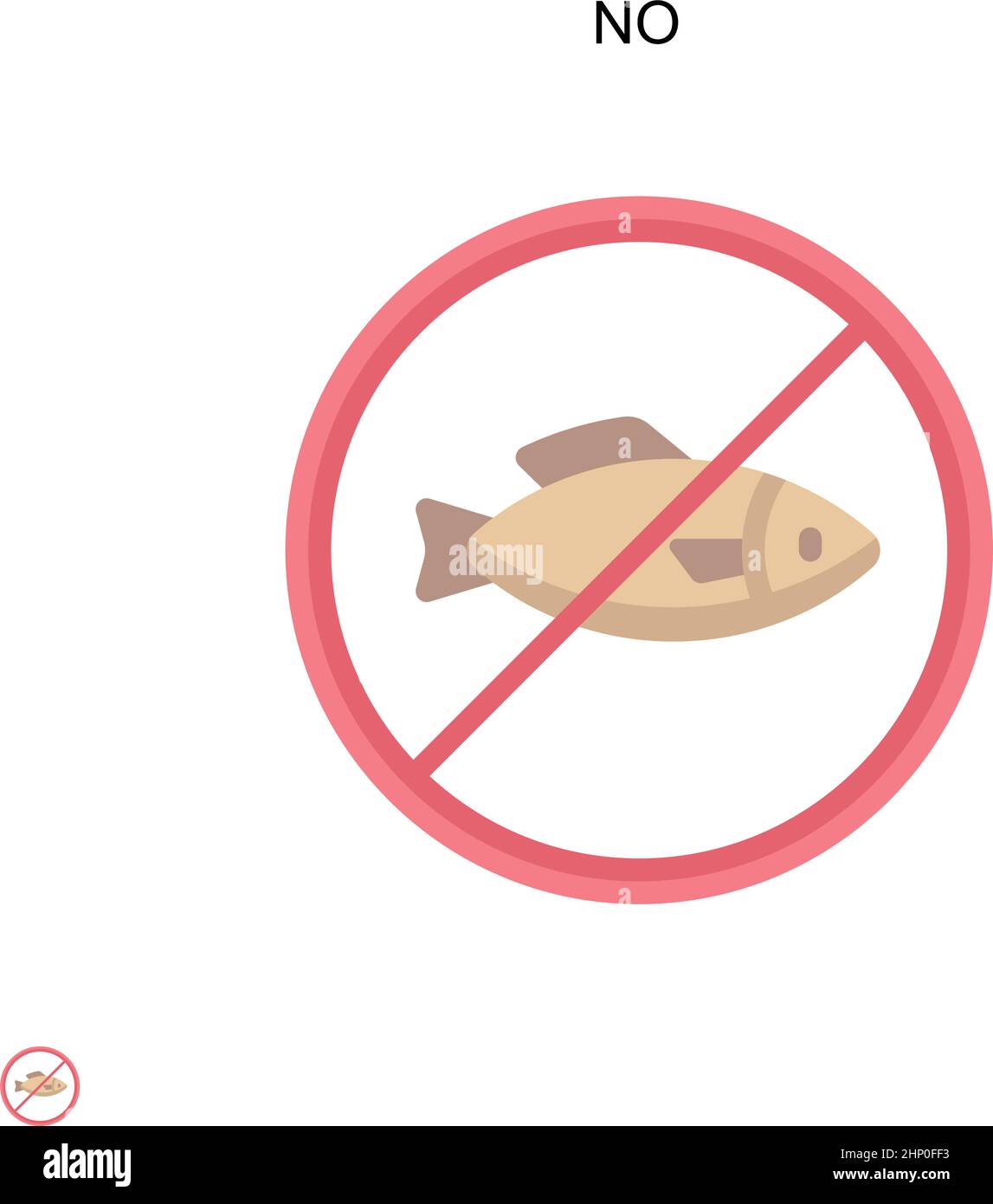 No Simple vector icon. Illustration symbol design template for web ...