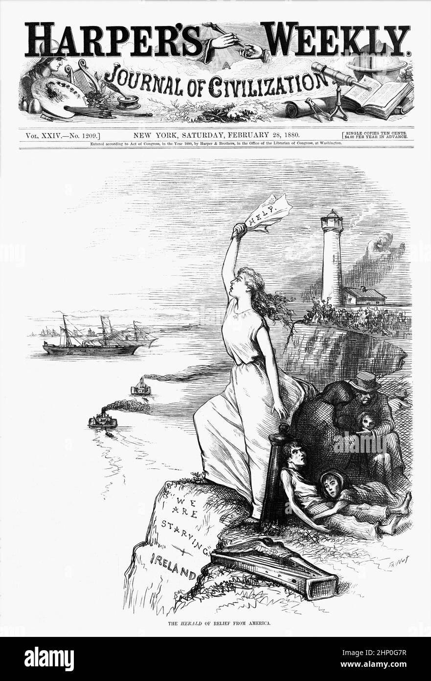 Irish potato famine line drawing hi-res stock photography and images - Alamy