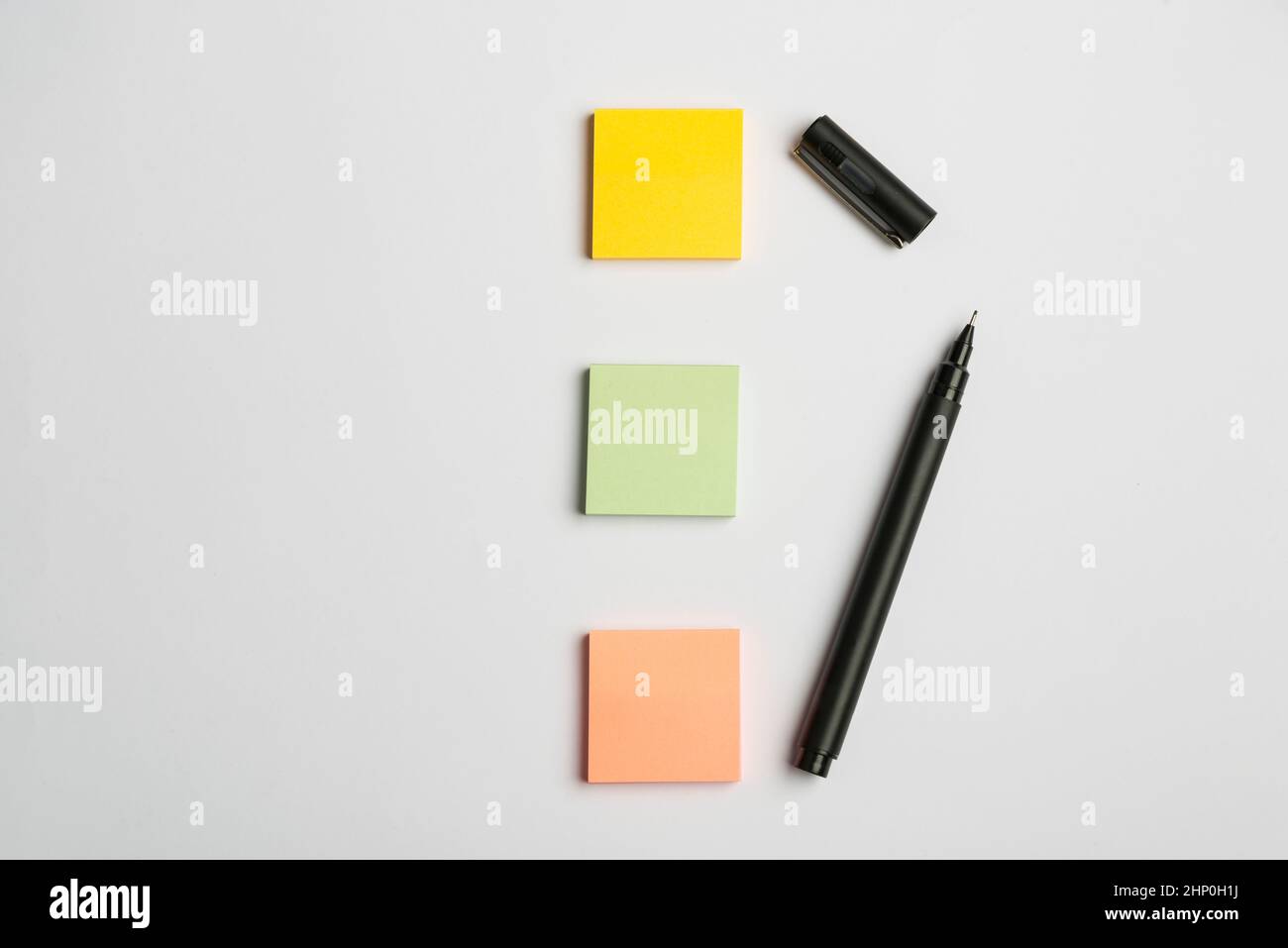 Flashy School Office Supplies, Bright Teaching Learning Collections Stock Photo