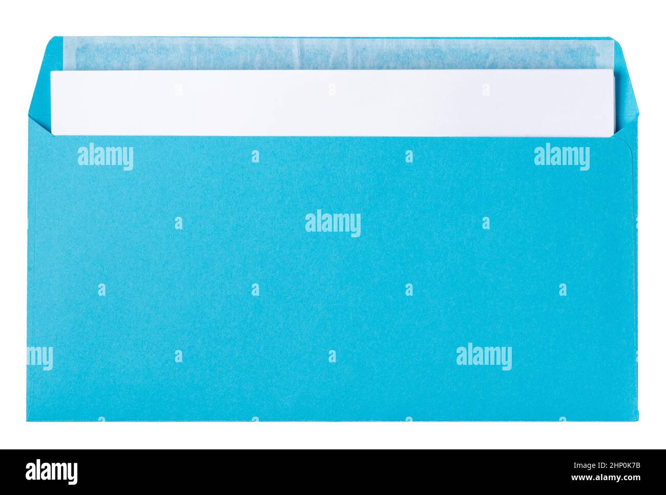 blue envelope isolated on white background Stock Photo - Alamy