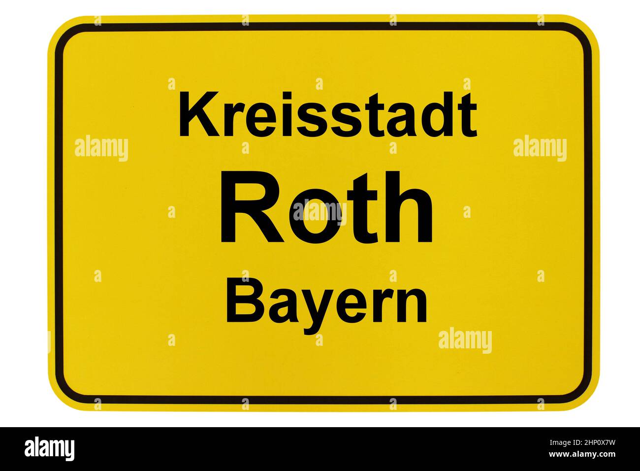 Impressionen aus der Stadt Roth in Bayern Stock Photo