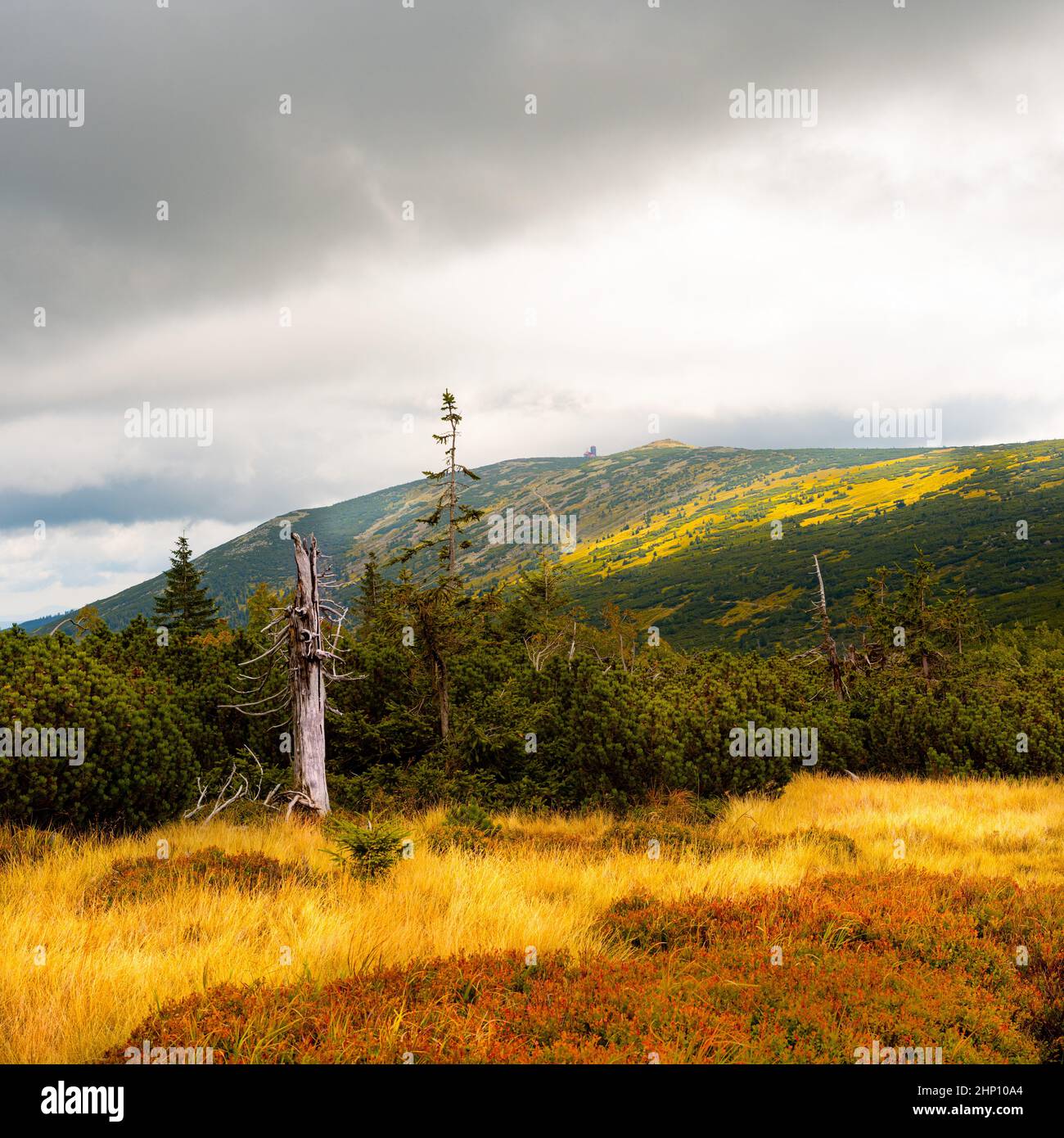 Giant Mountains (Karkonosze) autumn landscape Stock Photo