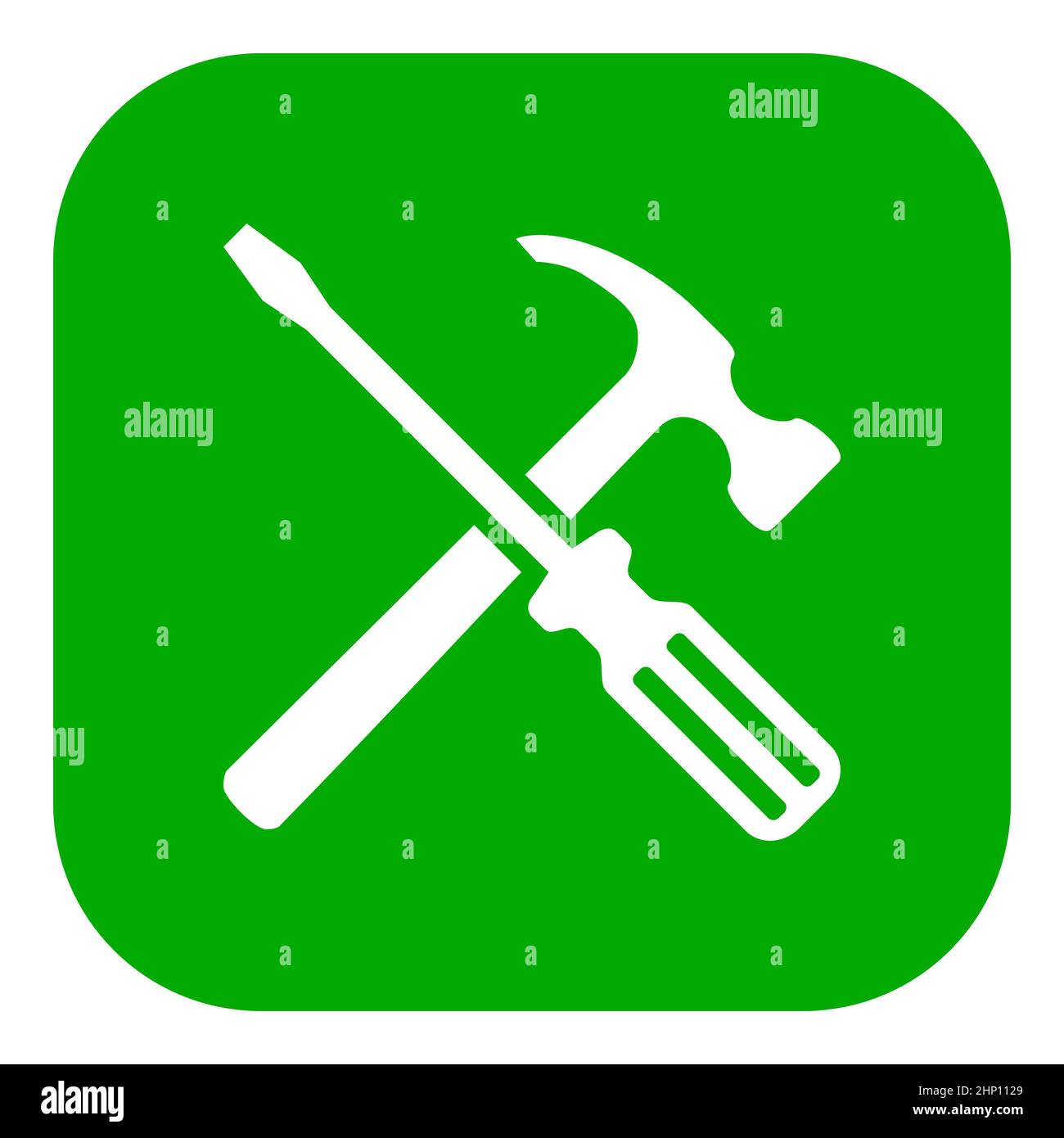 Tools and app icon Stock Photo