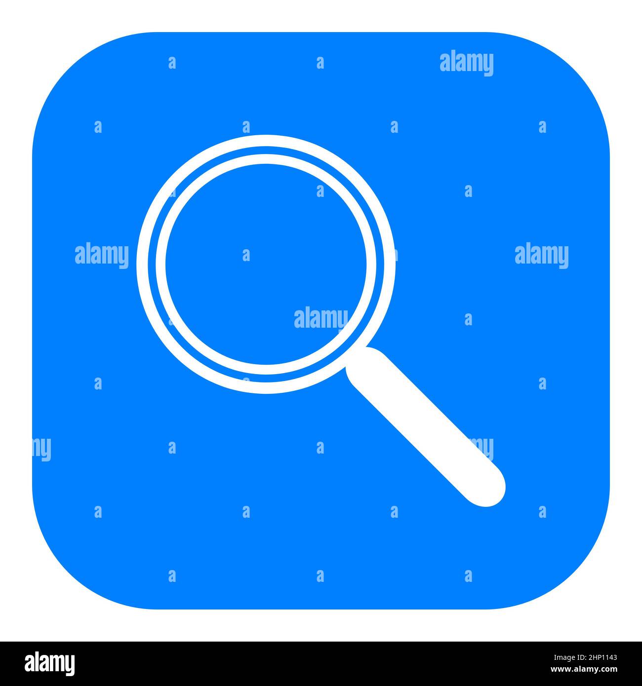 Magnifier and app icon Stock Photo Alamy