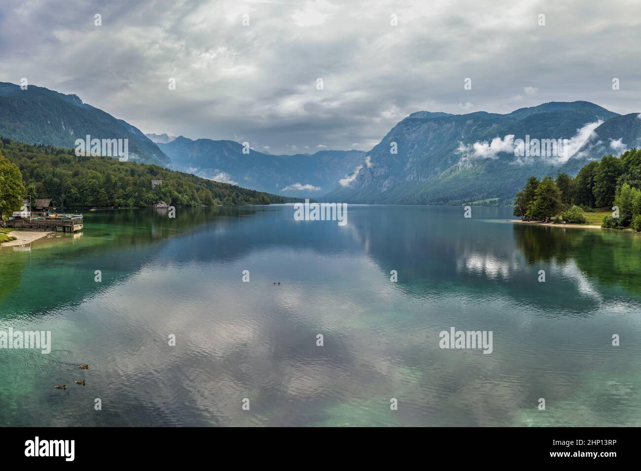 Bohinj lake in Triglav national park Slovenia Stock Photo - Alamy