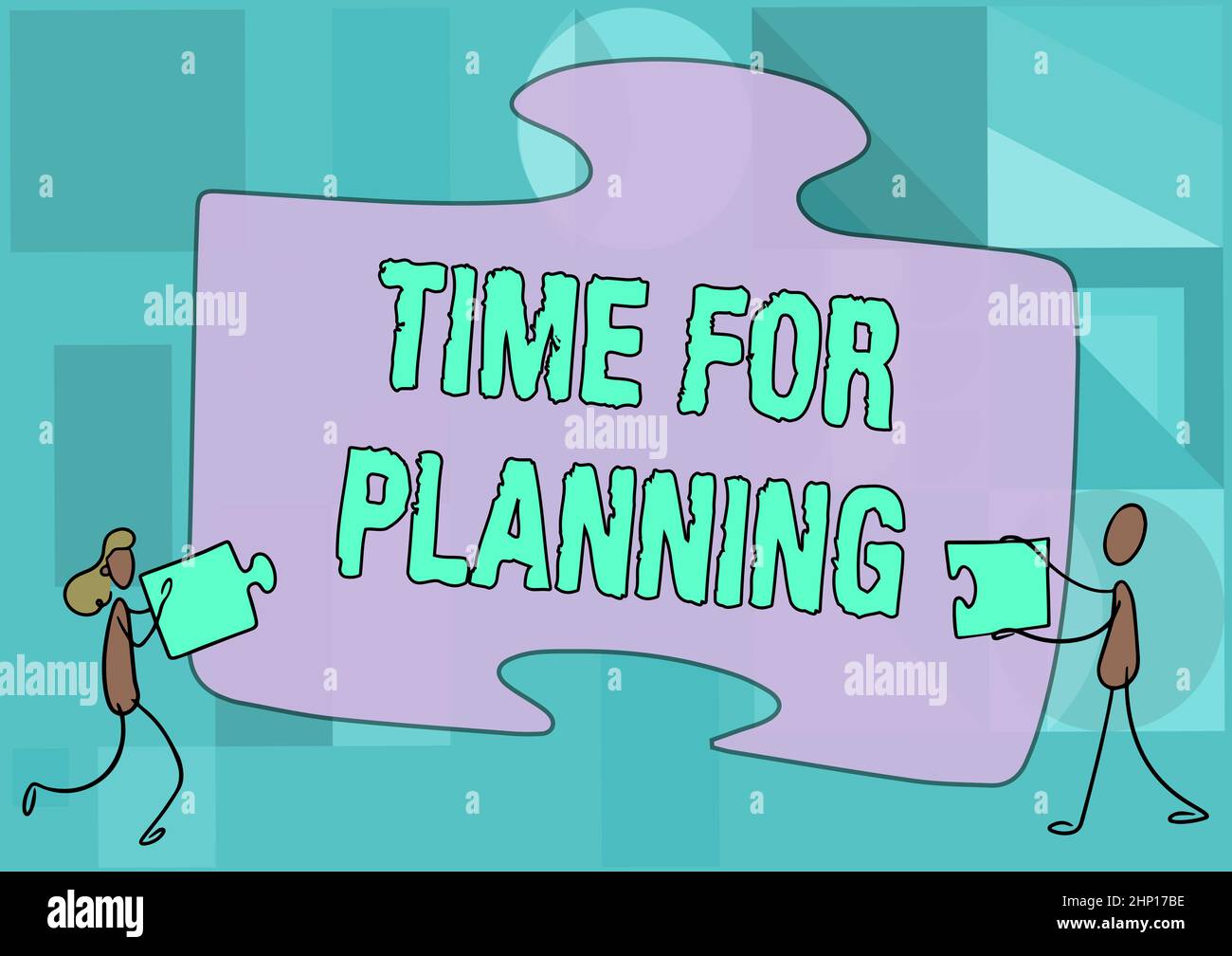 Hand writing sign Time For Planning, Business concept exercising