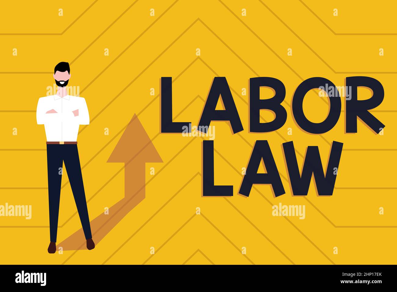 Conceptual caption Labor Law, Word for rules relating to rights and ...