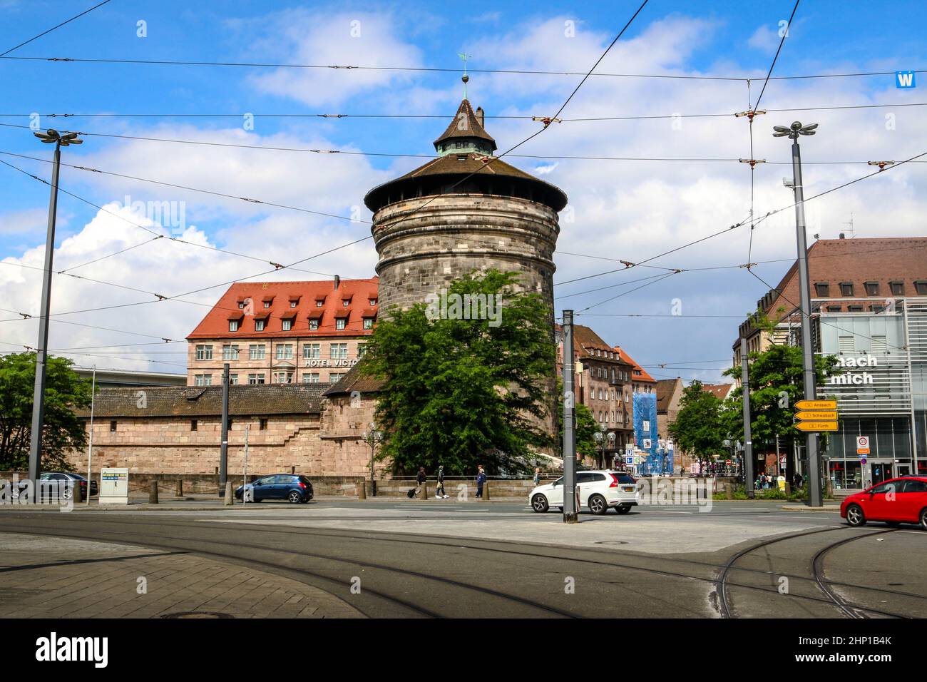 Views from Nuremberg Old Town, Germany Stock Photo