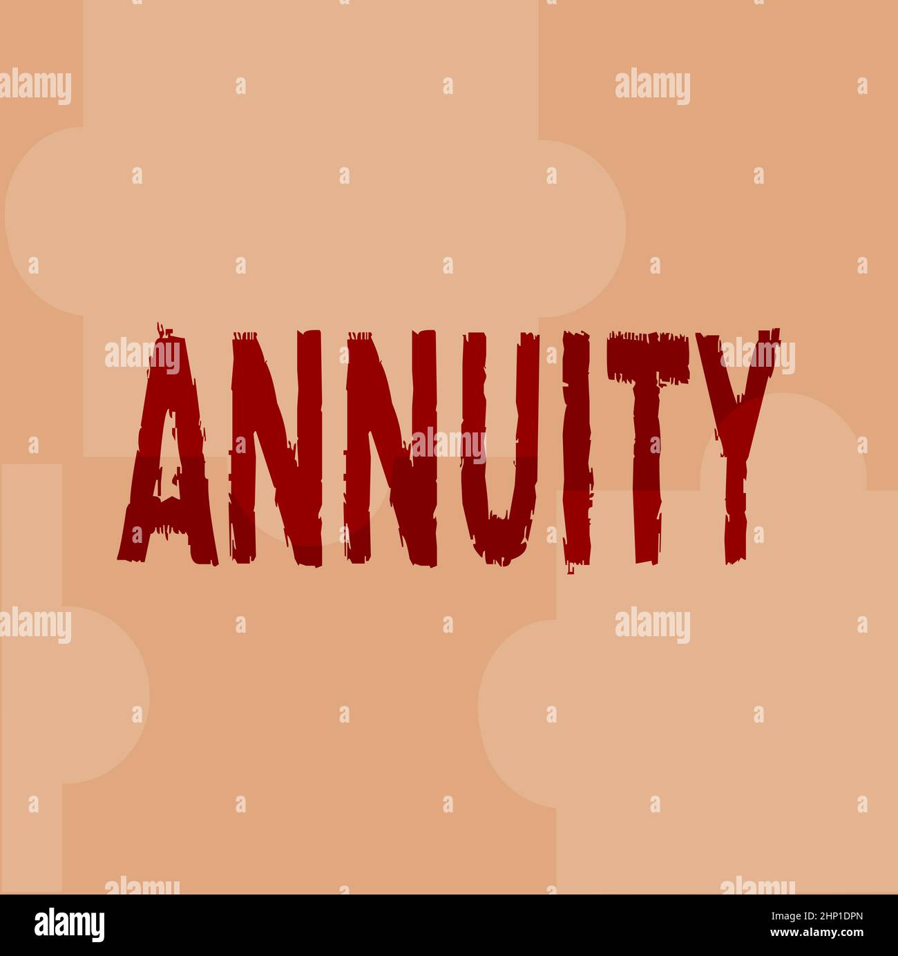 Handwriting text Annuity, Business showcase fixed sum of money paid to someone each year Series of payments Line Illustrated Backgrounds With Various Stock Photo