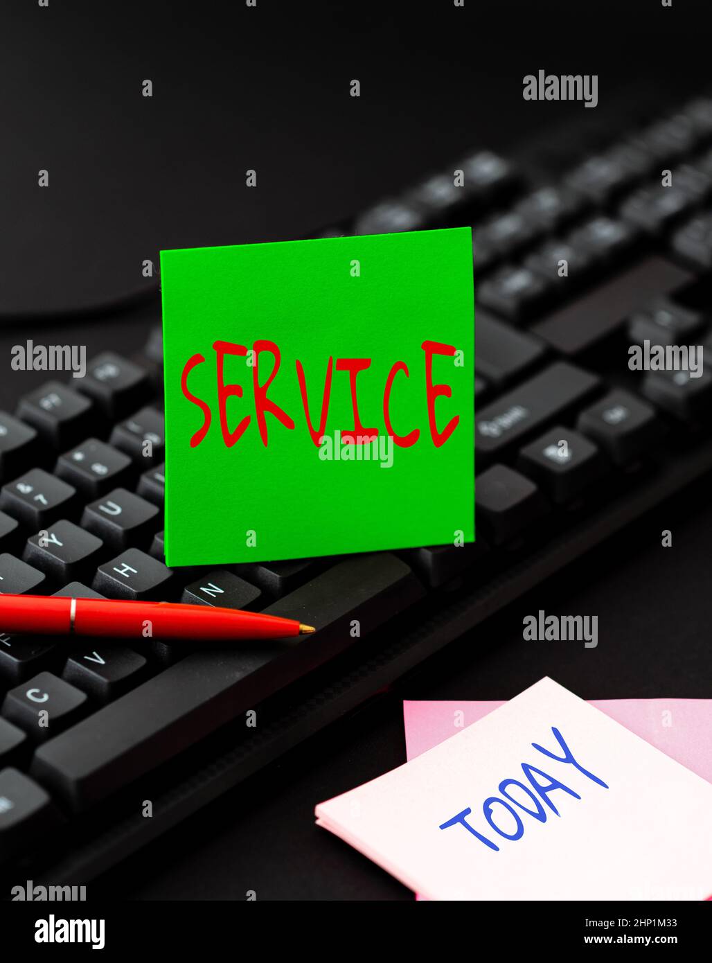 Text Caption Presenting Service Word For Valuable Action Or Effort