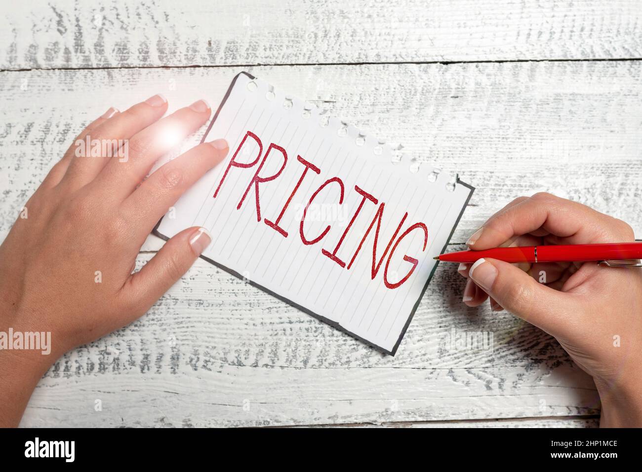 Inspiration showing sign Pricing, Business idea the method companies use to price their products or services Brainstorming Problems And Solutions Aski Stock Photo