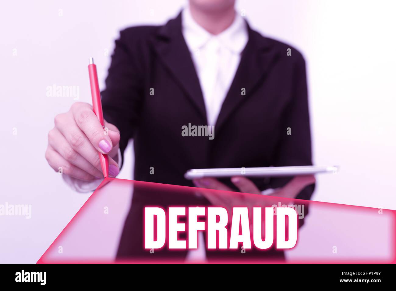 Writing displaying text Defraud, Internet Concept to trick or cheat ...