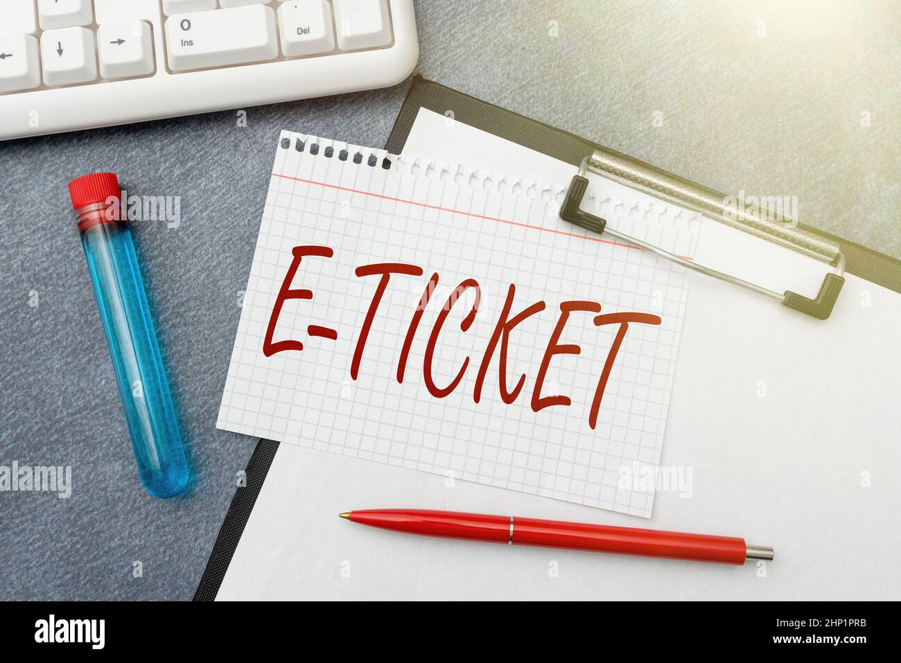 Text showing inspiration E Ticket, Business concept Digital ticket that