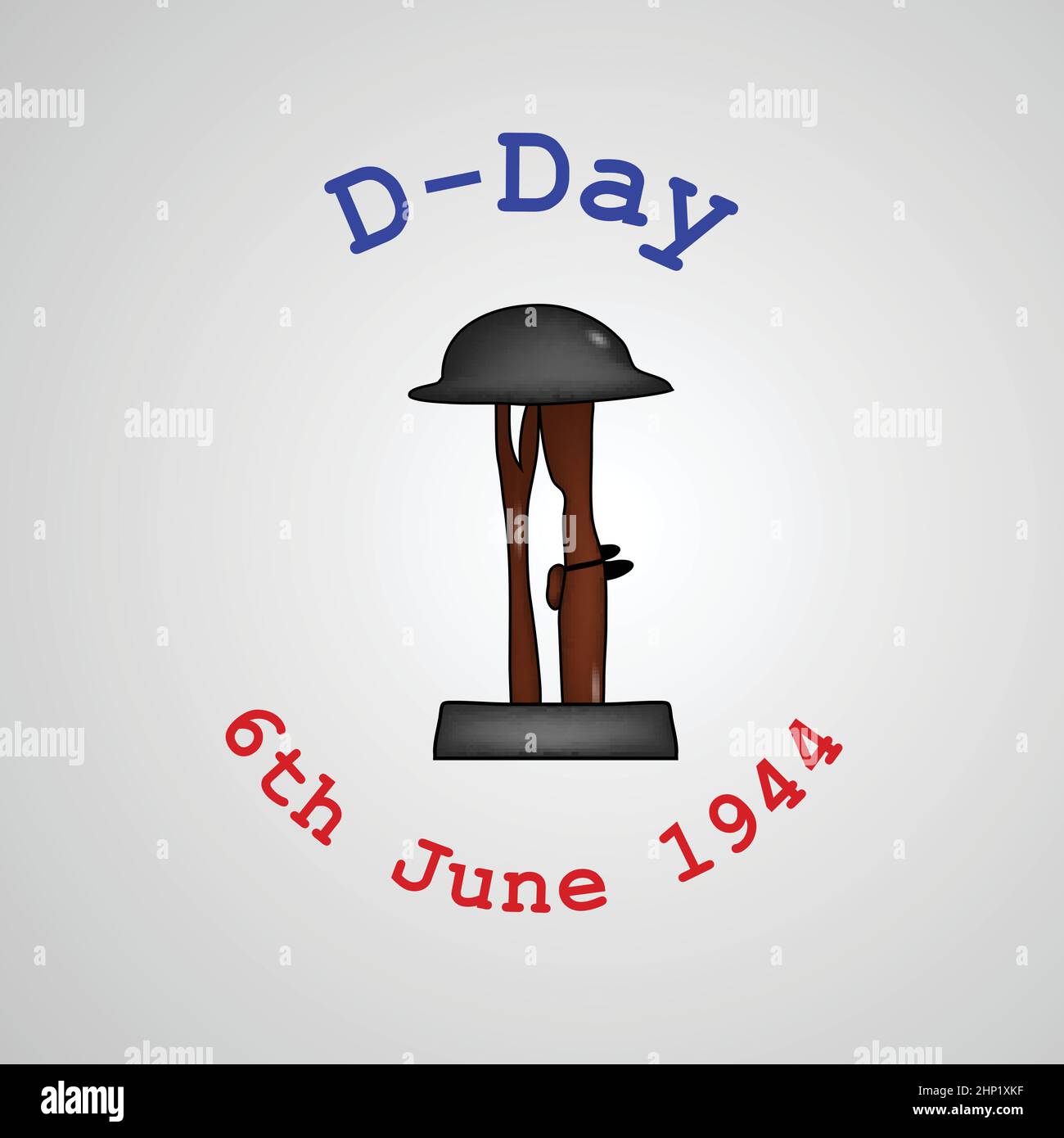 U.S.A D-Day Stock Vector