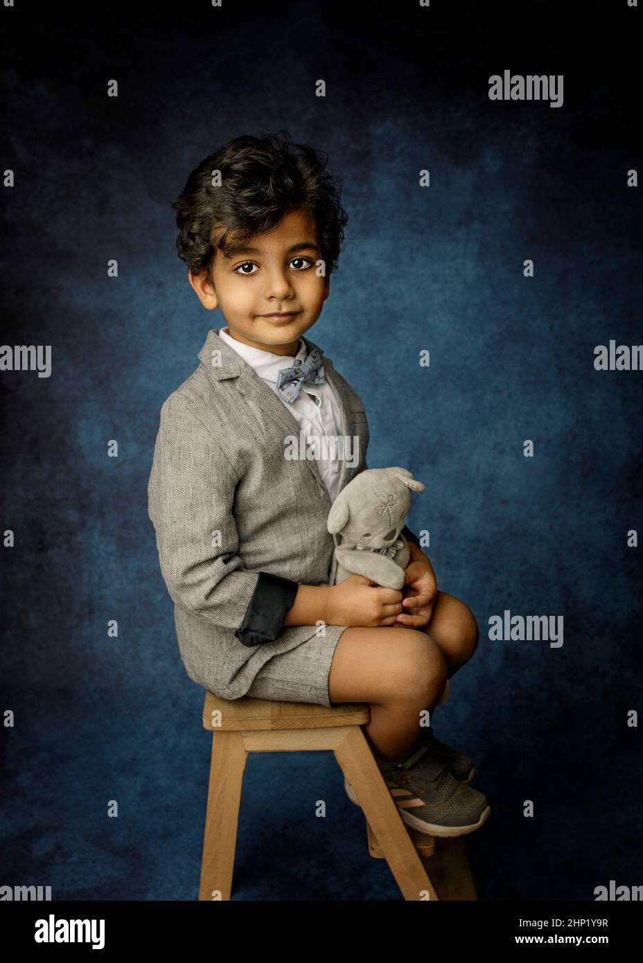 Victorian kids photoshoot Stock Photo