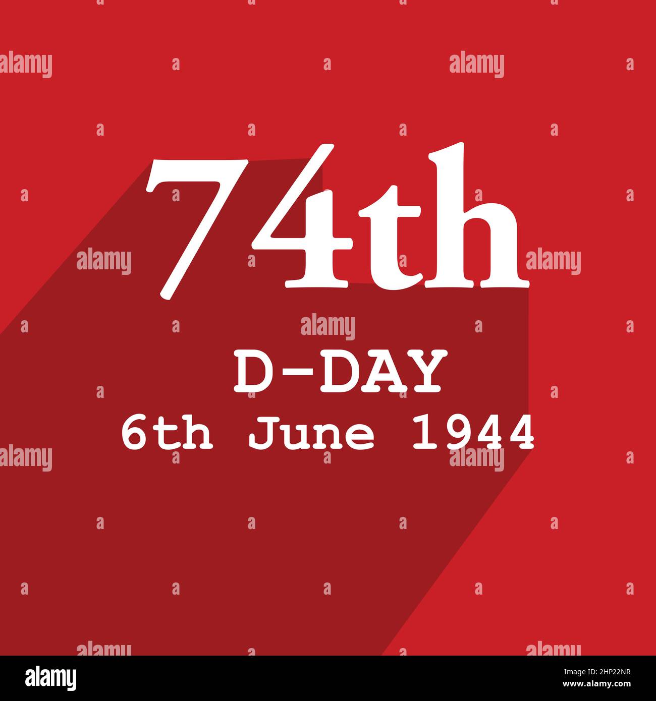 U.S.A D-Day Stock Vector