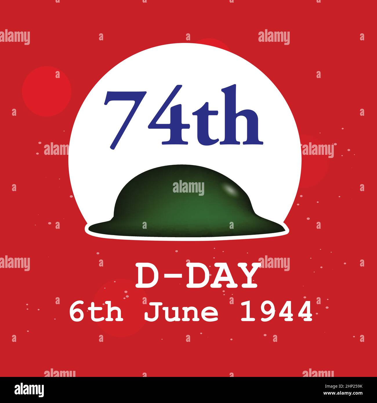 U.S.A D-Day Stock Vector