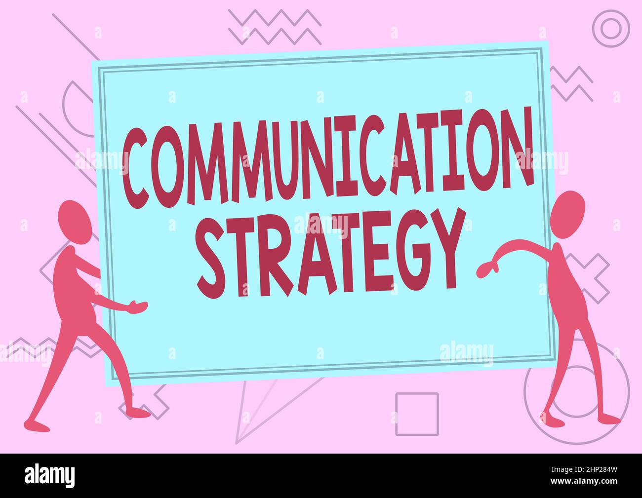 Text showing inspiration Communication Strategy, Business overview