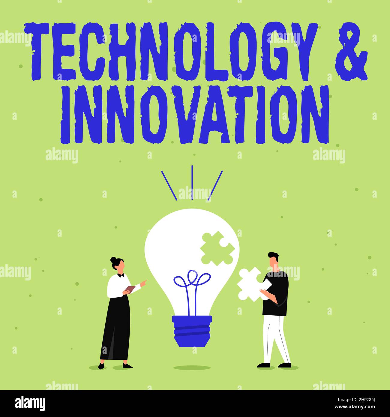 Text showing inspiration Technology And Innovation, Concept