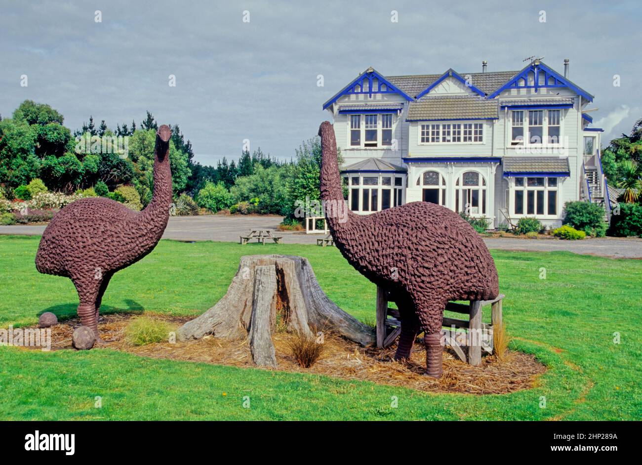 Moa statue, wanganui Stock Photo Alamy