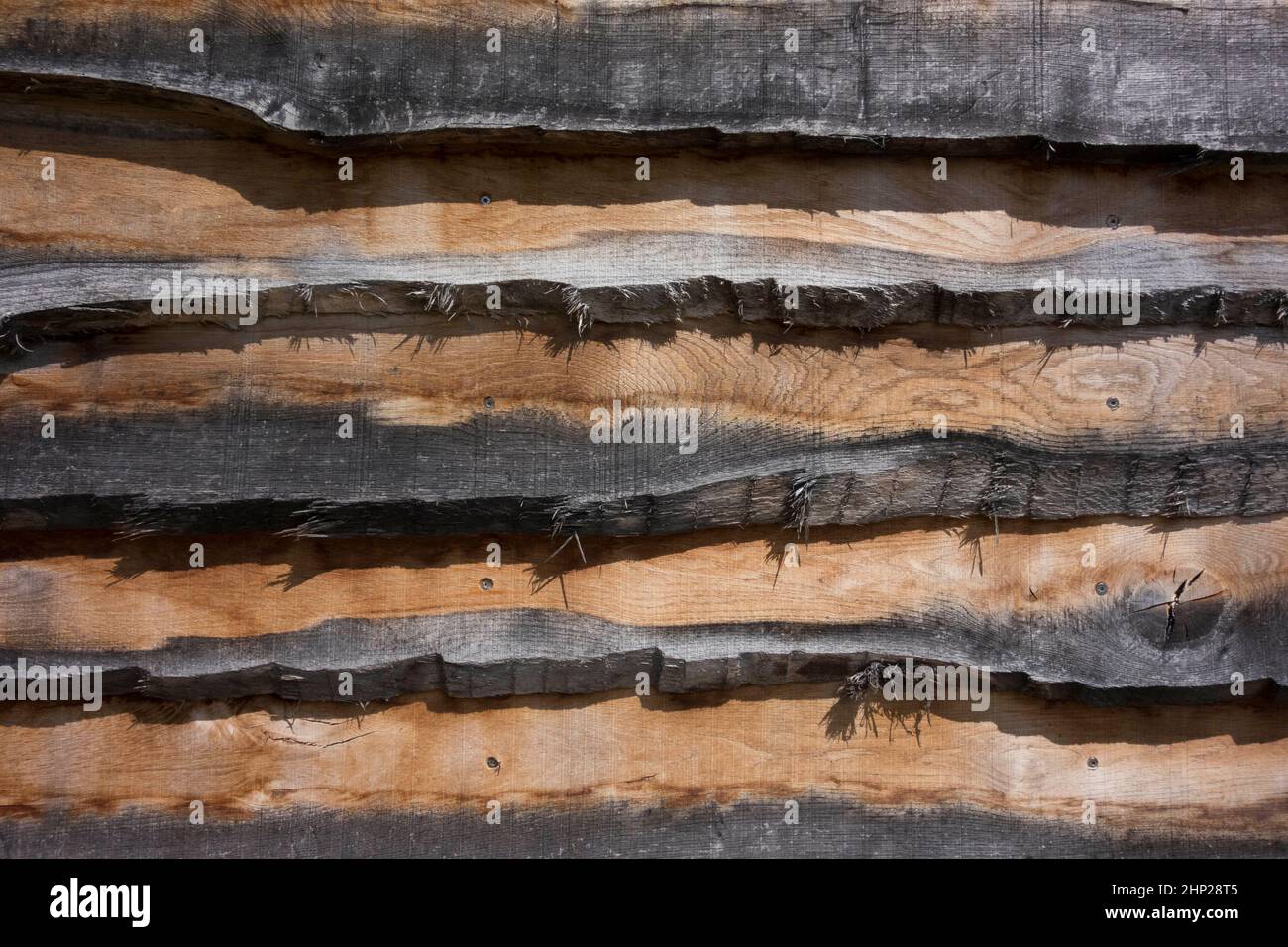 Natural resource and building material wood as natural construction material Stock Photo