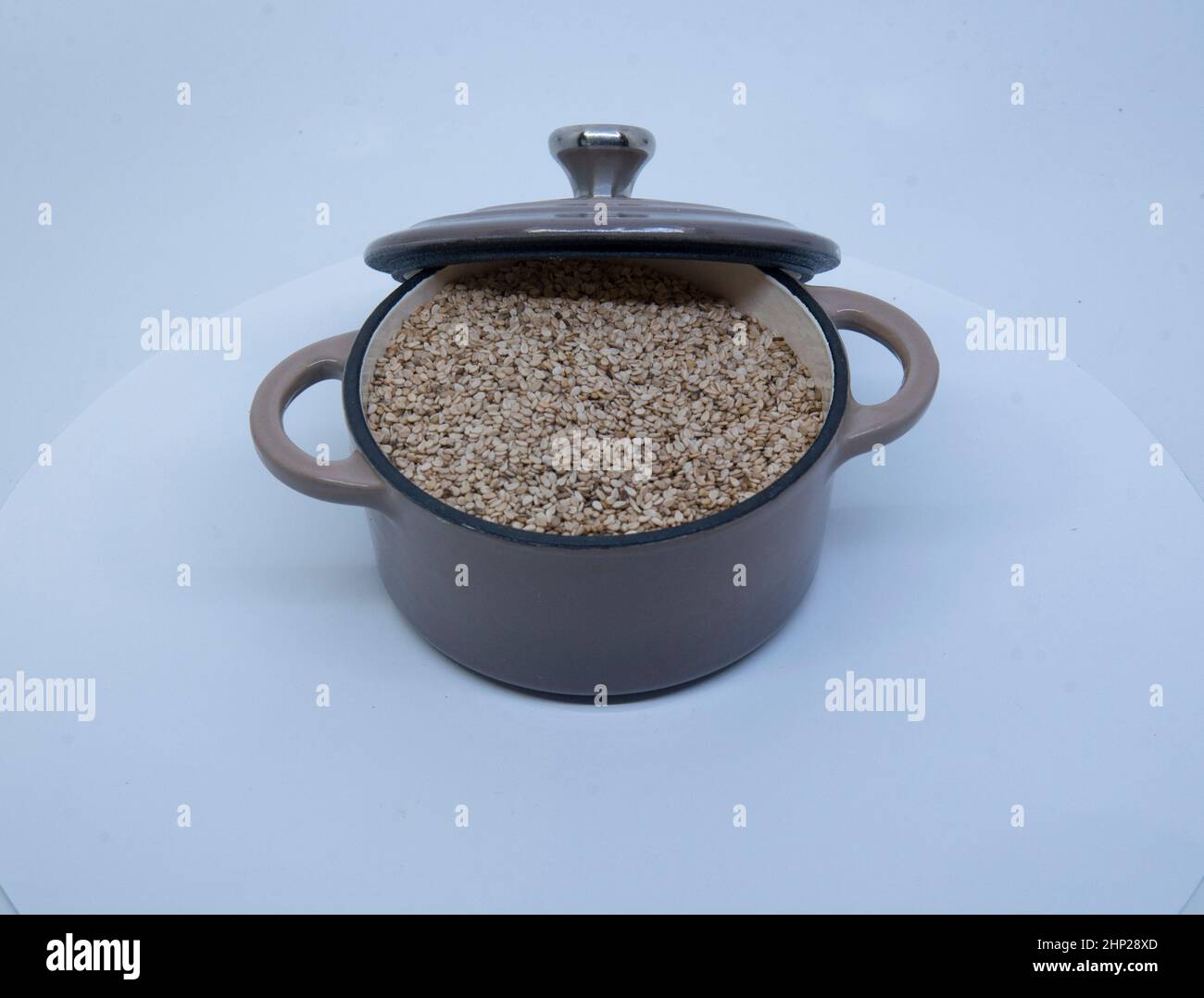sesame seeds in a kitchen, a spice used for cooking Stock Photo