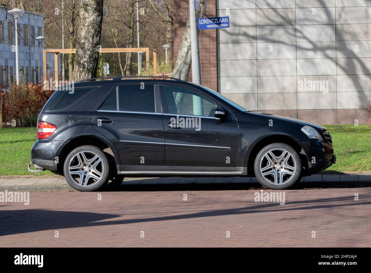 Mercedes-Benz ML 350 Car At Amsterdam The Netherlands 17-2-2022 Stock Photo