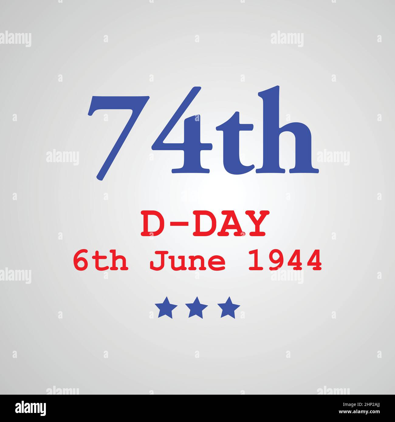 U.S.A D-Day Stock Vector