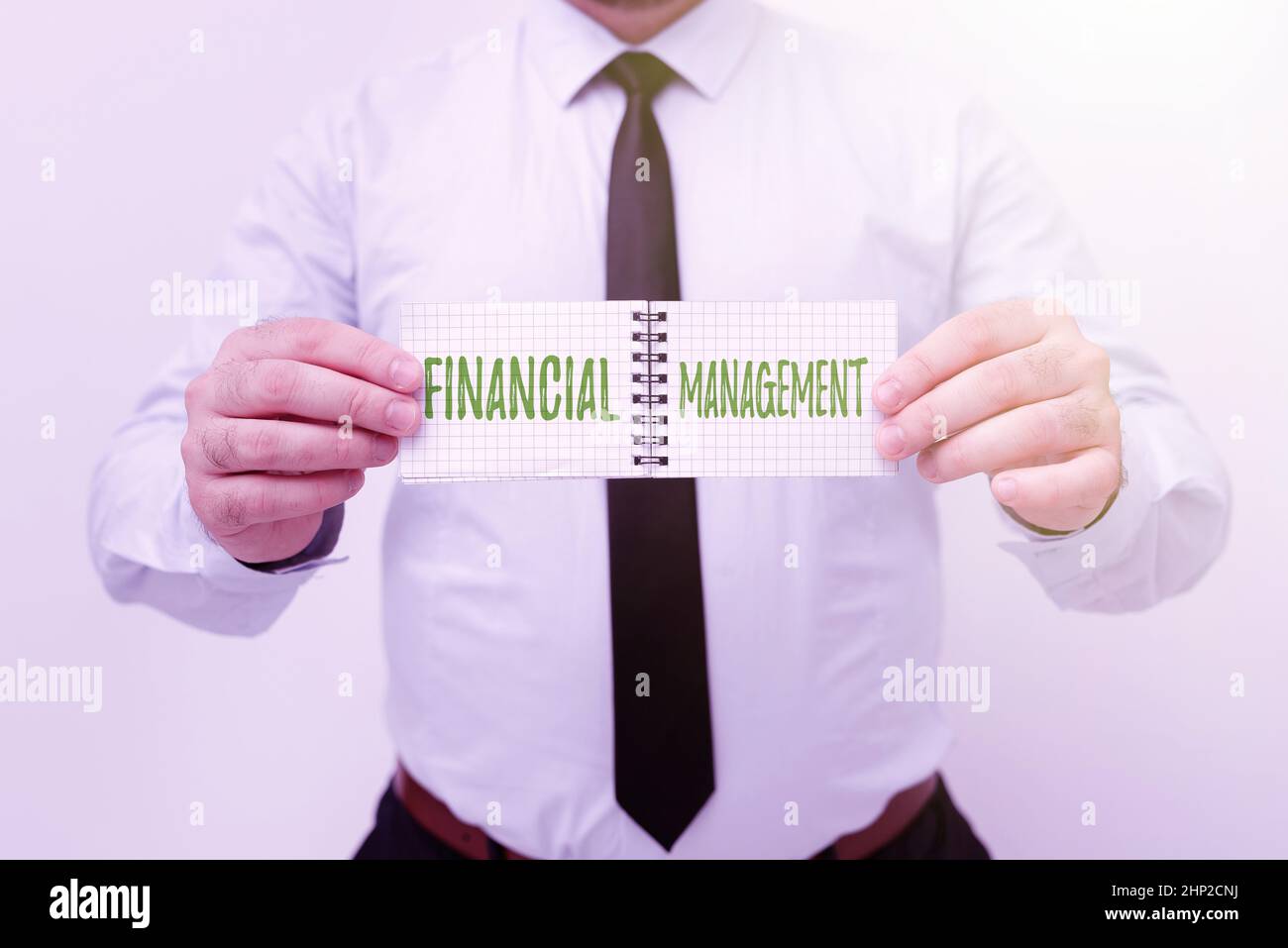 Handwriting text Financial Management, Internet Concept efficient and effective way to Manage Money and Funds Presenting New Plans And Ideas Demonstra Stock Photo