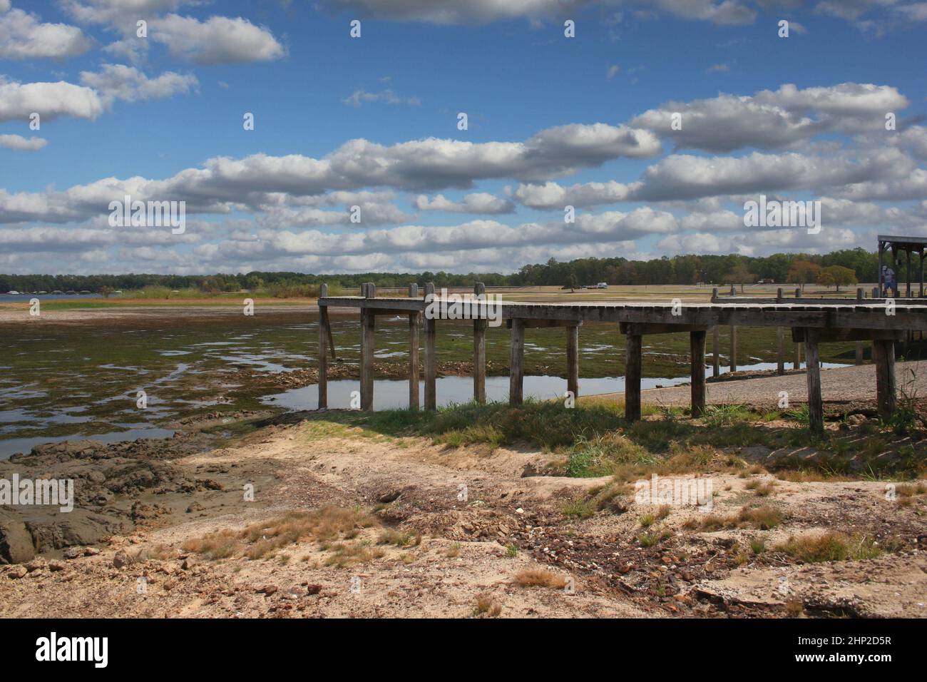 Swim Area in Dry Lake Late Afternoon Lake Tyler Stock Photo Alamy