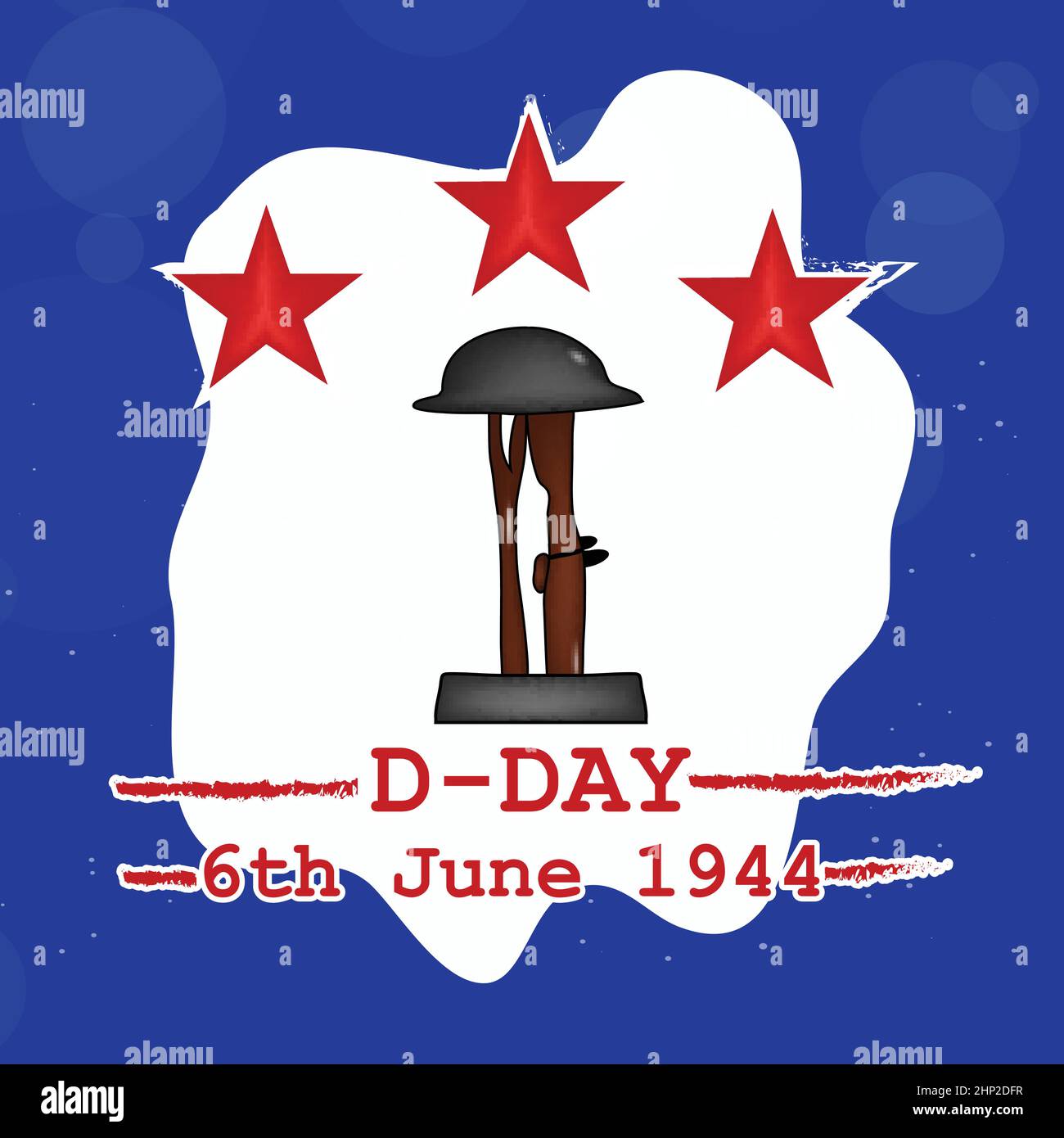 U.S.A D-Day Stock Vector