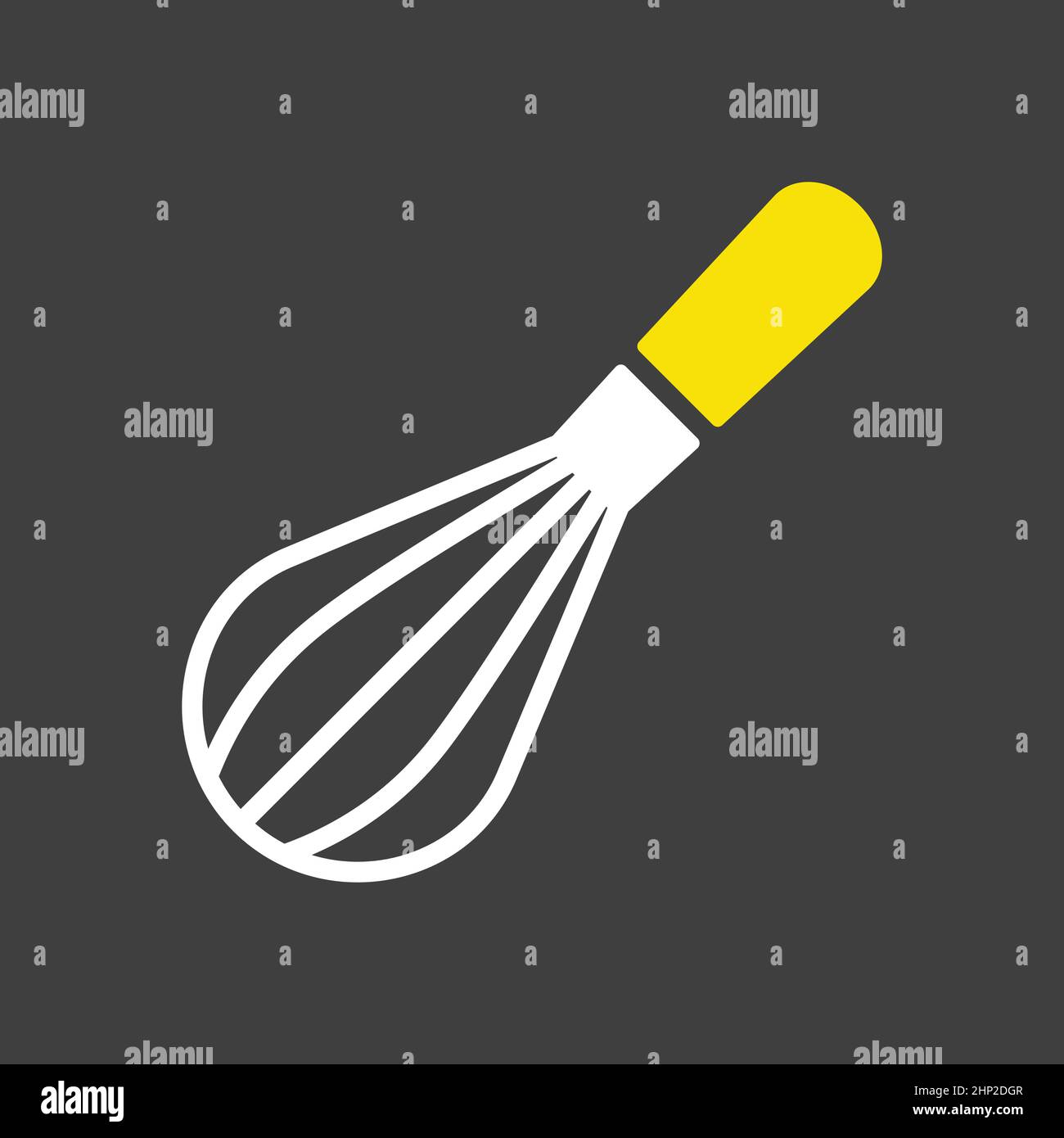 Balloon whisk for mixing and whisking vector icon Stock Vector Image