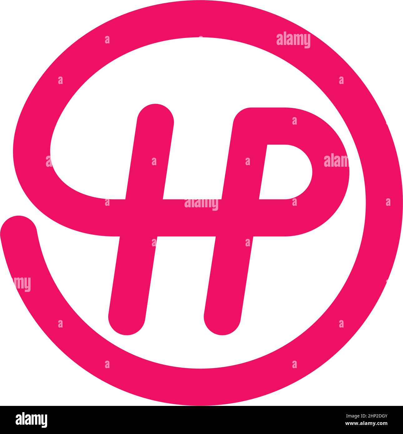 Vector icon initial letter Stock Vector Images Alamy