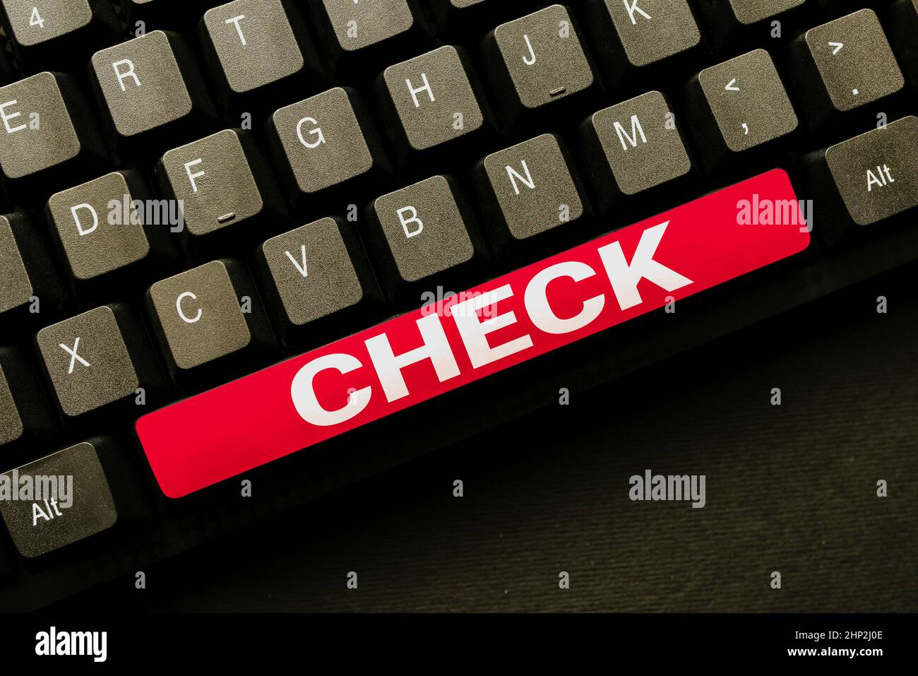 Sign Click Check Hand writing sign Check, Conceptual photo Mark Click on a box in order ...