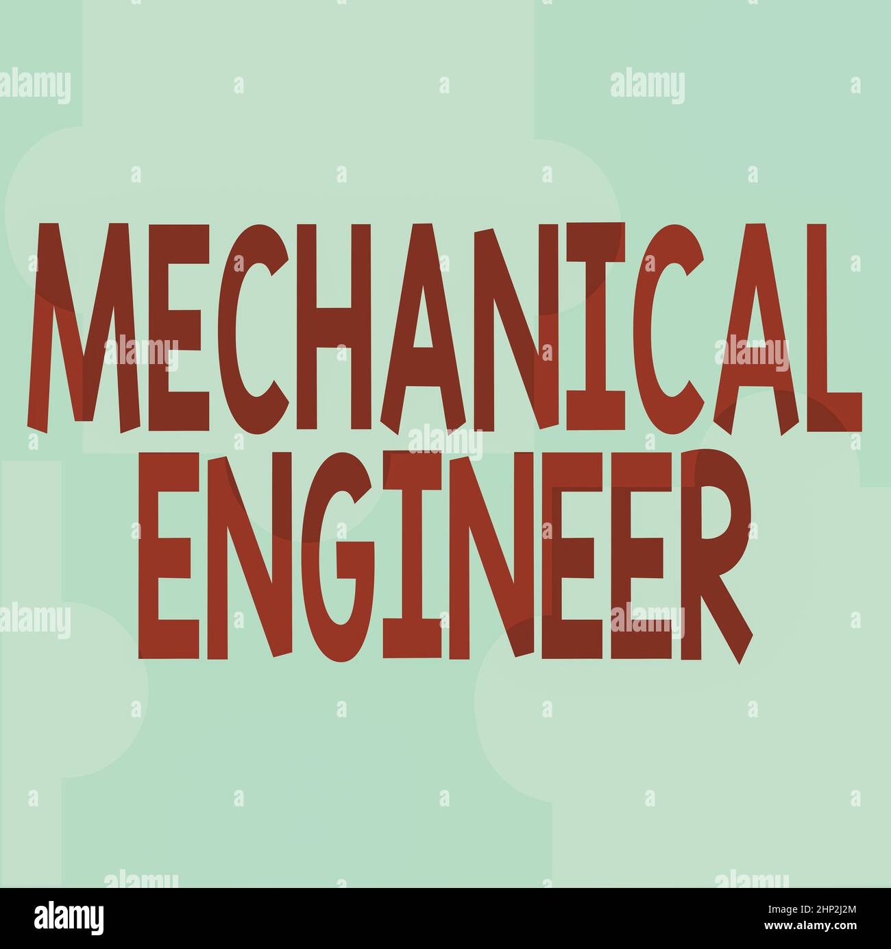Inspiration showing sign Mechanical Engineer, Concept meaning Applied
