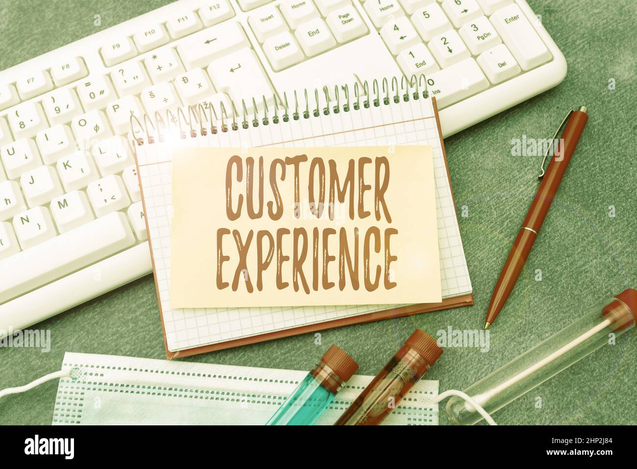 Sign displaying Customer Experience, Internet Concept Interaction ...