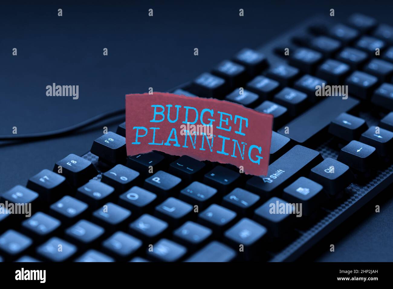 Conceptual caption Budget Planning, Concept meaning The written