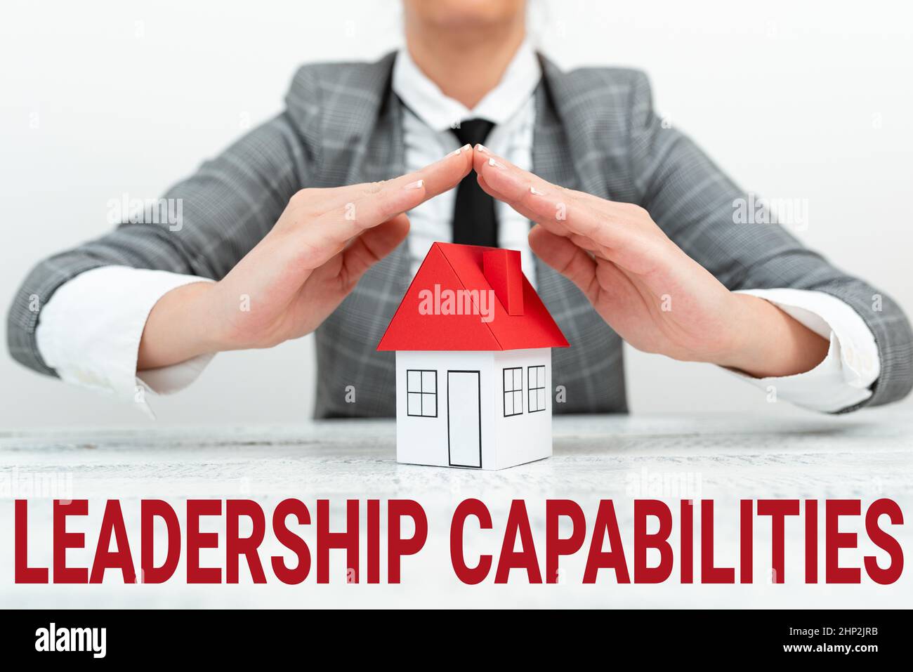 Conceptual display Leadership Capabilities, Concept meaning Set of Performance Expectations a Leader Competency New home insurances and coverages plan Stock Photo
